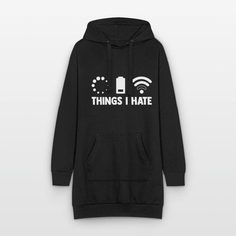Things I Hate Programmer Coder Coding Developer So Hoodie-Kleid
