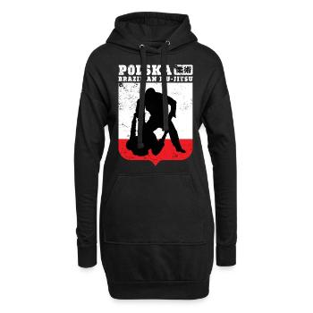 Brazilian Jiu-Jitsu Poland - Hoodie-Kleid - Schwarz - Vorne