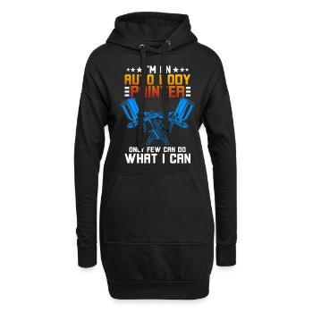 Autolackierer Sprühpistole - Hoodie-Kleid - Schwarz - Vorne
