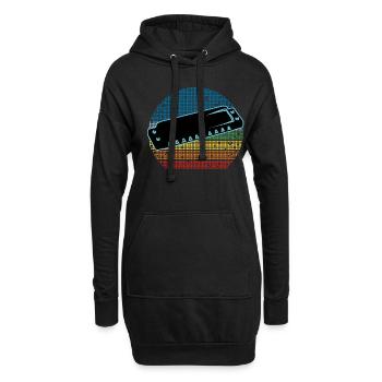 Harmonica - Hoodie Dress - black - Front