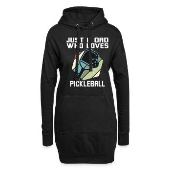 Juste un père qui aime le pickleball - Sweat-shirt à capuche long Femme - noir - Devant