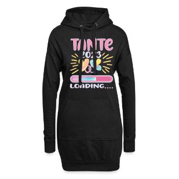 Tante 2023 Loading - Hoodie-Kleid - Schwarz - Vorne