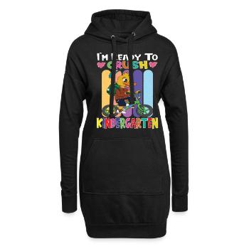Kindergartenkind Kindergarten Geschenk - Hoodie-Kleid - Schwarz - Vorne