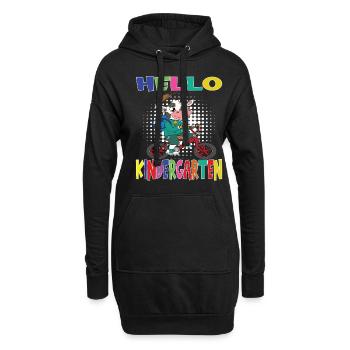 Kindergartenkind Kindergarten Geschenk - Hoodie-Kleid - Schwarz - Vorne