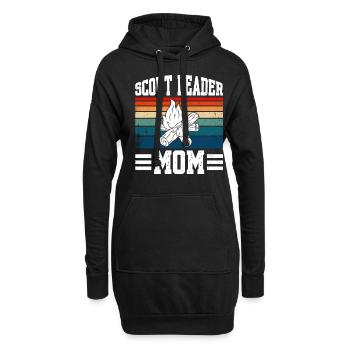 Chef scout Maman Chef scout - Sweat-shirt à capuche long Femme - noir - Devant