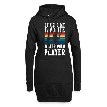 I Raised My Favorite Waterpolo Player - Hoodie-Kleid - Schwarz - Vorne