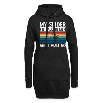 Spider Propriétaire Spider Spider Breeder - Sweat-shirt à capuche long Femme - noir - Devant