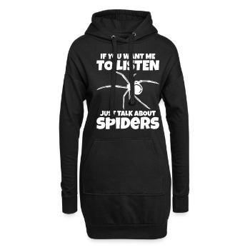 Spider Propriétaire Spider Spider Breeder - Sweat-shirt à capuche long Femme - noir - Devant