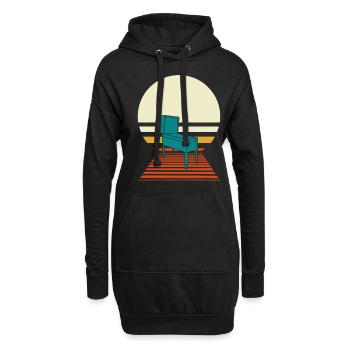 Pinball Machine Pinball Machine - Sweat-shirt à capuche long Femme - noir - Devant