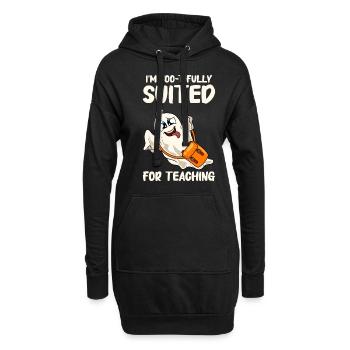 Lustige Lehrer Halloween Geschenke - Hoodie-Kleid - Schwarz - Vorne