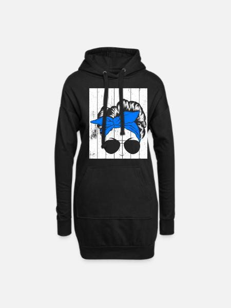 Spondylarthrite ankylosante, spondylarthrite ankylosante - Sweat-shirt à capuche long Femme - noir