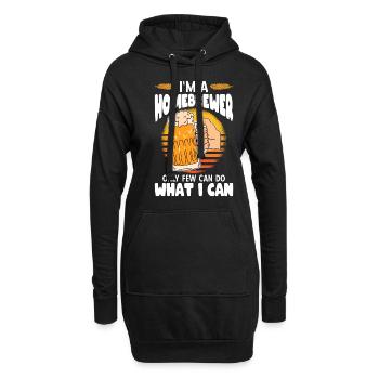 Bière Brassage Amateur Bière Be - Sweat-shirt à capuche long Femme - noir - Devant