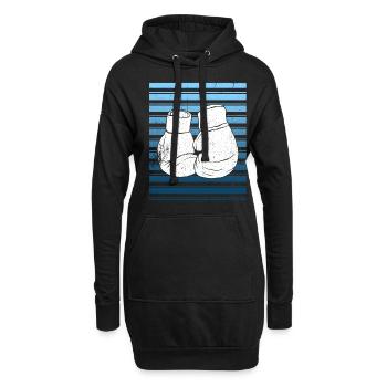 Kickboxen Kickboxer Kickboxing - Sweat-shirt à capuche long Femme - noir - Devant