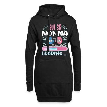 Nonna 2024 Loading Granny 2024 - Hoodie Dress - black - Front