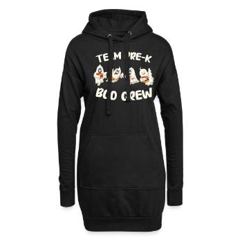 Lustige Lehrer Halloween Geschenke - Hoodie-Kleid - Schwarz - Vorne