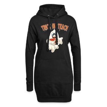Lustige Lehrer Halloween Geschenke - Hoodie-Kleid - Schwarz - Vorne