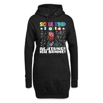 Inscription scolaire 2024 de l’école de la rentrée scolaire - Sweat-shirt à capuche long Femme - noir - Devant