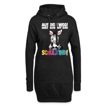 Inscription scolaire 2024 de l’école de la rentrée scolaire - Sweat-shirt à capuche long Femme - noir - Devant
