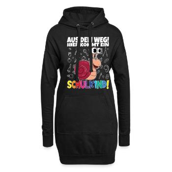 Inscription scolaire 2024 de l’école de la rentrée scolaire - Sweat-shirt à capuche long Femme - noir - Devant