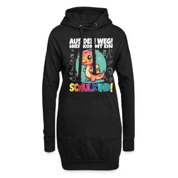 School Child 2024 School Enrollment Back to School - Hoodie Dress - black - Front