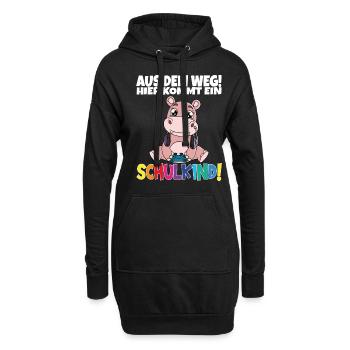 Écoliers 2024 Inscriptions scolaires Retour à l’école - Sweat-shirt à capuche long Femme - noir - Devant