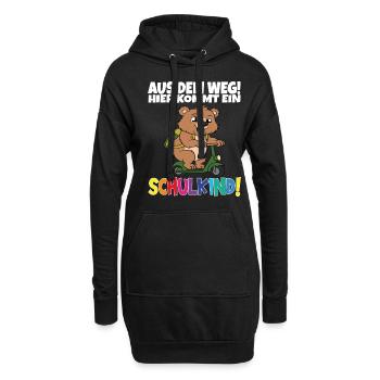 Écolier 2024 Inscription à l’école Retour à l’école - Sweat-shirt à capuche long Femme - noir - Devant