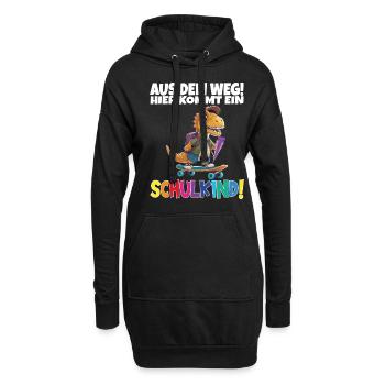 Écoliers 2024 Inscriptions scolaires Retour à l’école - Sweat-shirt à capuche long Femme - noir - Devant