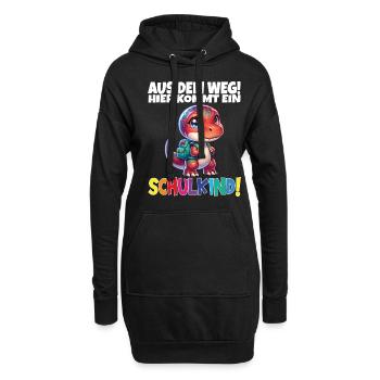 Écolier 2024 entrant à l'école - Sweat-shirt à capuche long Femme - noir - Devant