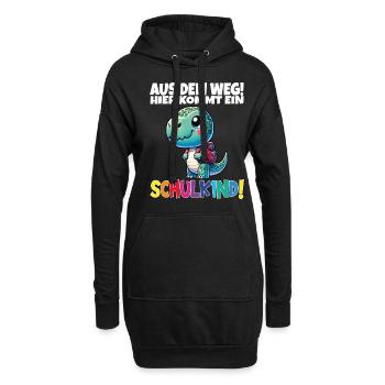 Écolier 2024 entrant à l'école - Sweat-shirt à capuche long Femme - noir - Devant