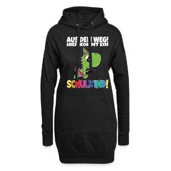 Écolier 2024 entrant à l'école - Sweat-shirt à capuche long Femme - noir - Devant