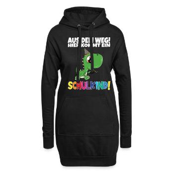 Écolier 2024 entrant à l'école - Sweat-shirt à capuche long Femme - noir - Devant