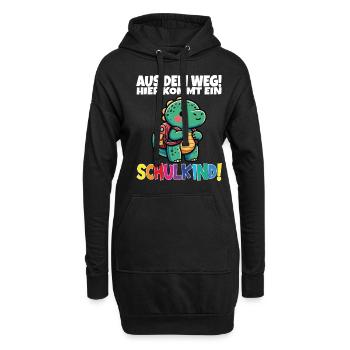 Écolier 2024 entrant à l'école - Sweat-shirt à capuche long Femme - noir - Devant