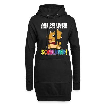 Écolier 2024 entrant à l'école - Sweat-shirt à capuche long Femme - noir - Devant