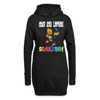 Écolier 2024 entrant à l'école - Sweat-shirt à capuche long Femme - noir - Devant