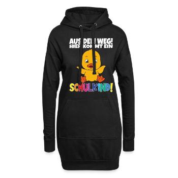 Écolier 2024 entrant à l'école - Sweat-shirt à capuche long Femme - noir - Devant