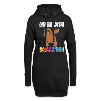 Écolier 2024 entrant à l'école - Sweat-shirt à capuche long Femme - noir - Devant