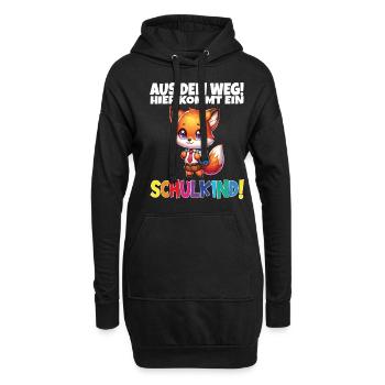 Écolier 2024 entrant à l'école - Sweat-shirt à capuche long Femme - noir - Devant