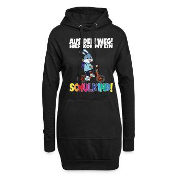 Écolier 2024 entrant à l'école - Sweat-shirt à capuche long Femme - noir - Devant