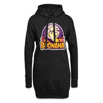 Halloween Boonana Halloween Geist - Hoodie-Kleid - Schwarz - Vorne