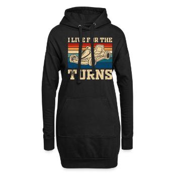 Go Kart Kart Driver Go Kart Racing - Sweat-shirt à capuche long Femme - noir - Devant