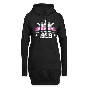 65 ans anniversaire 1959 cadeau d’anniversaire - Sweat-shirt à capuche long Femme - noir - Devant