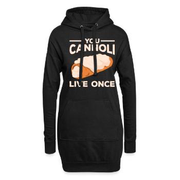 Cannoli Cannolo - Sweat-shirt à capuche long Femme - noir - Devant