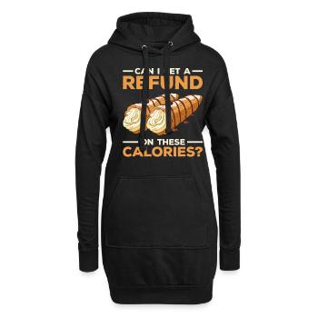 Cannoli Cannolo - Sweat-shirt à capuche long Femme - noir - Devant