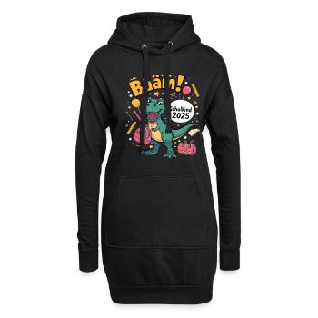 Écolier 2025 Inscription à l’école Retour à l’école - Sweat-shirt à capuche long Femme - noir - Devant