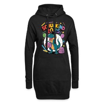 Écolier 2025 Inscription à l’école Retour à l’école - Sweat-shirt à capuche long Femme - noir - Devant