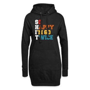 60 Jahre Funny - Humor Geburtstag 60 Jahre Geschenk - Hoodie-Kleid - Schwarz - Vorne