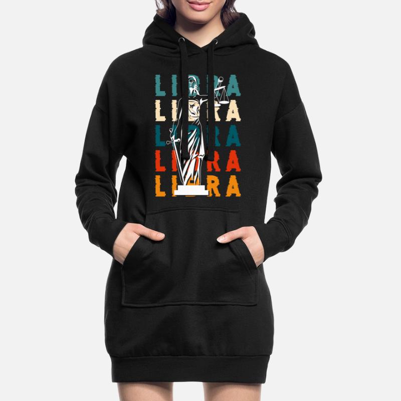 Libra Constellation Hoodie Dress