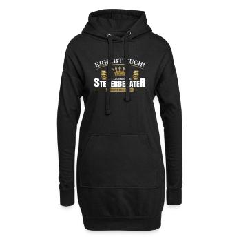 Steuerberater - Hoodie-Kleid - Schwarz - Vorne