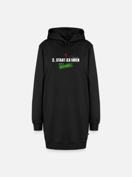 2. Staatsexamen Lehramt - Hoodie-Kleid - Schwarz