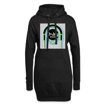 D-Jay MUSIX - Abbild - 2023 - Hoodie-Kleid - Schwarz - Vorne